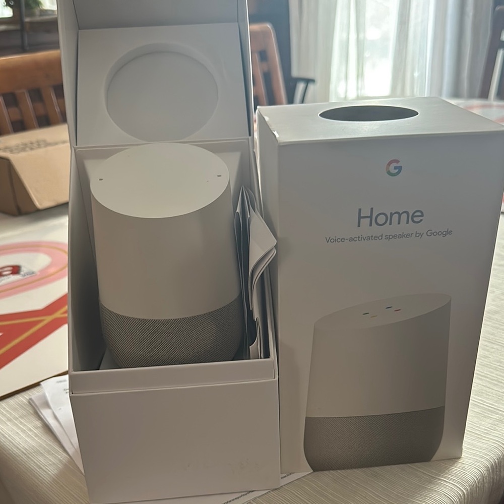 Google Home Voice-Activated Speaker - White
